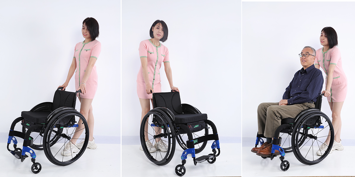 Sedia a rotelle manuale