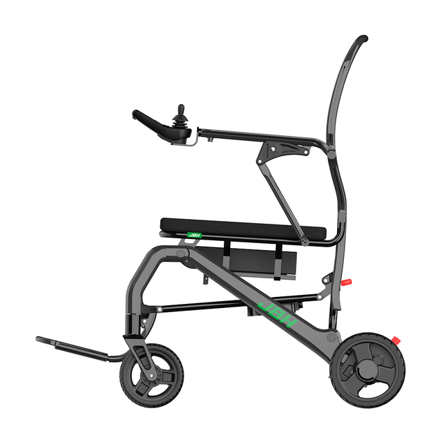 JBH Carrozzina a rotelle leggera regolabile in fibra di carbonio DC07L