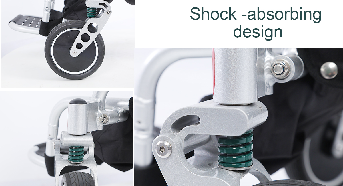 sedia a rotelle elettrica ammortizzante D05