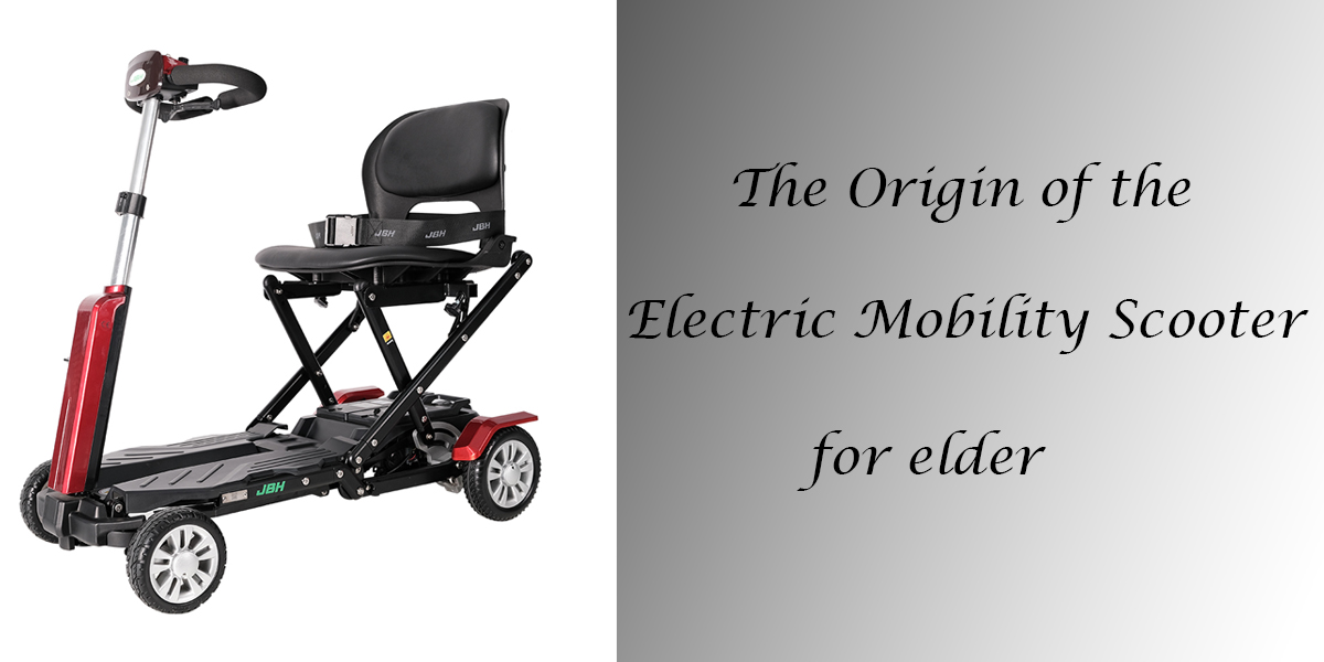 L'origine dello scooter per la mobilità elettrica per l'anziano