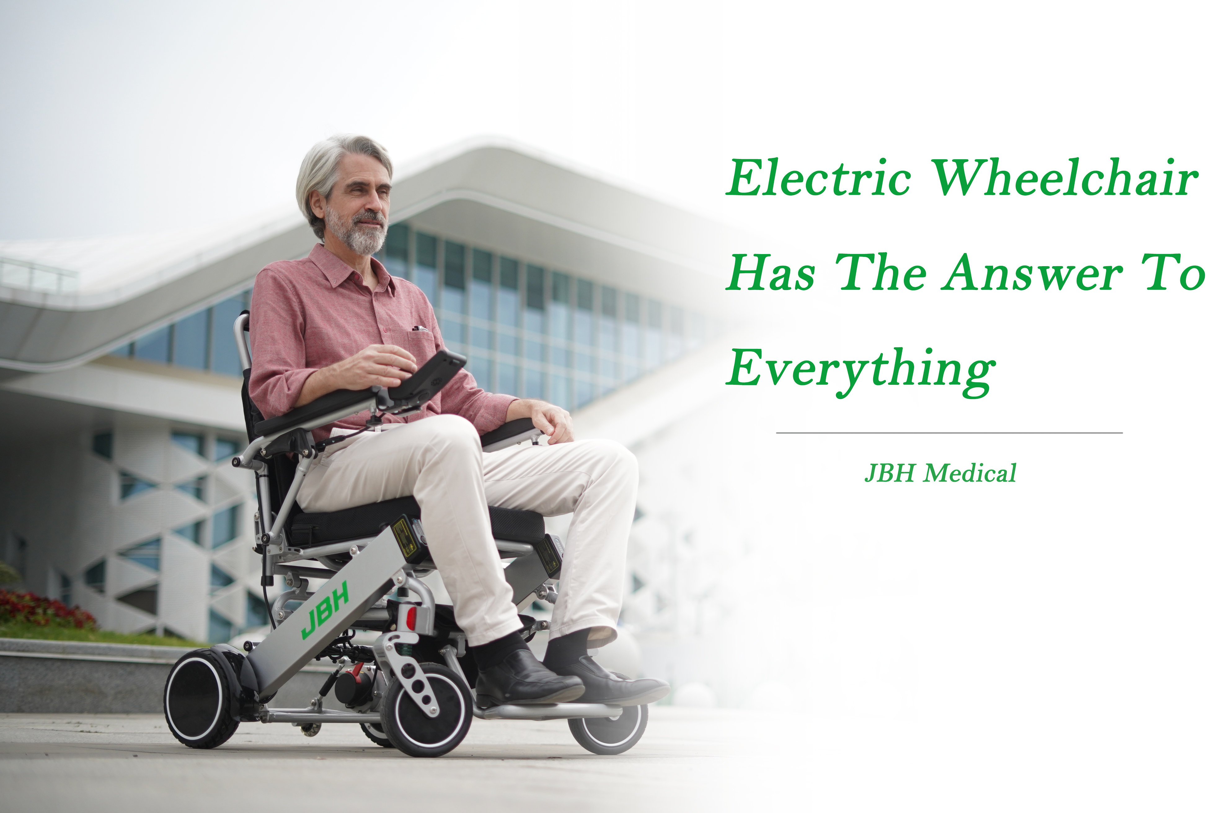 La sedia a rotelle elettrica ha la risposta a tutto