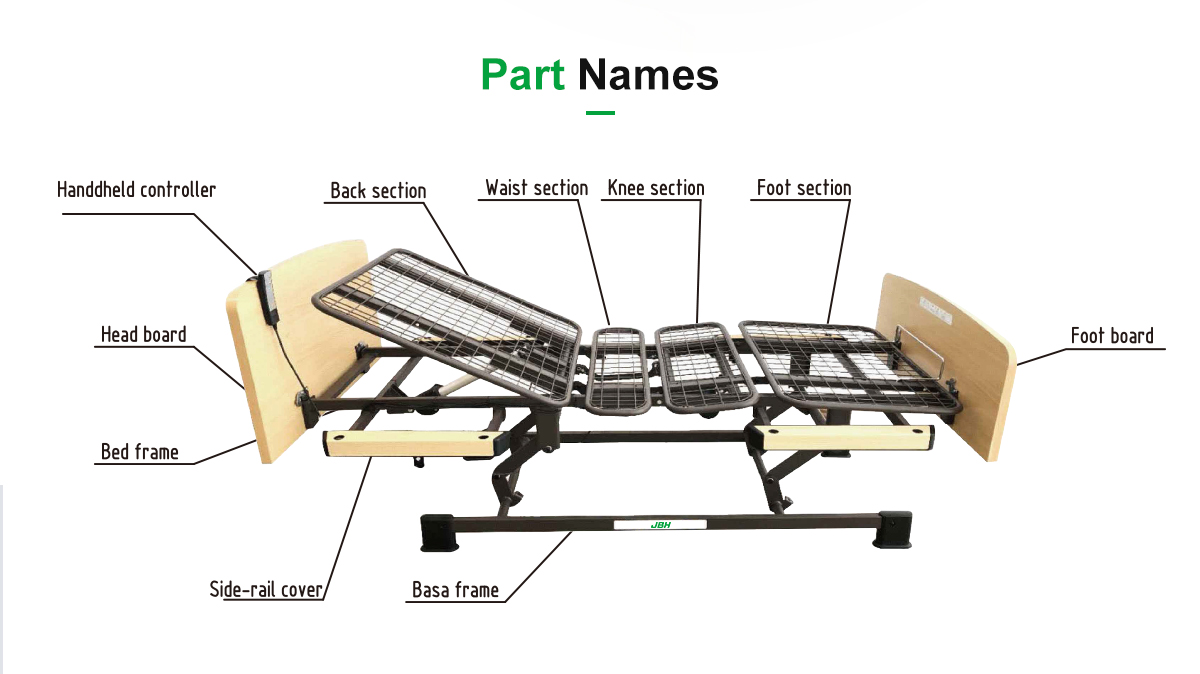 JBH letto d'ospedale AB201