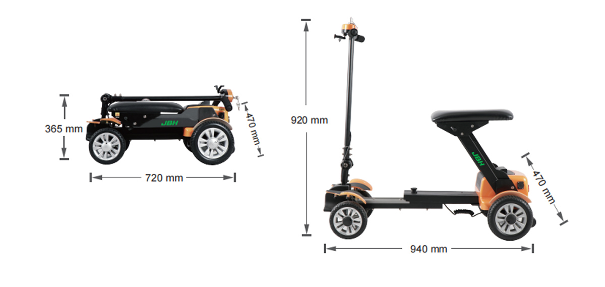 FDB05 Dettagli dello scooter mobilit&agrave; 