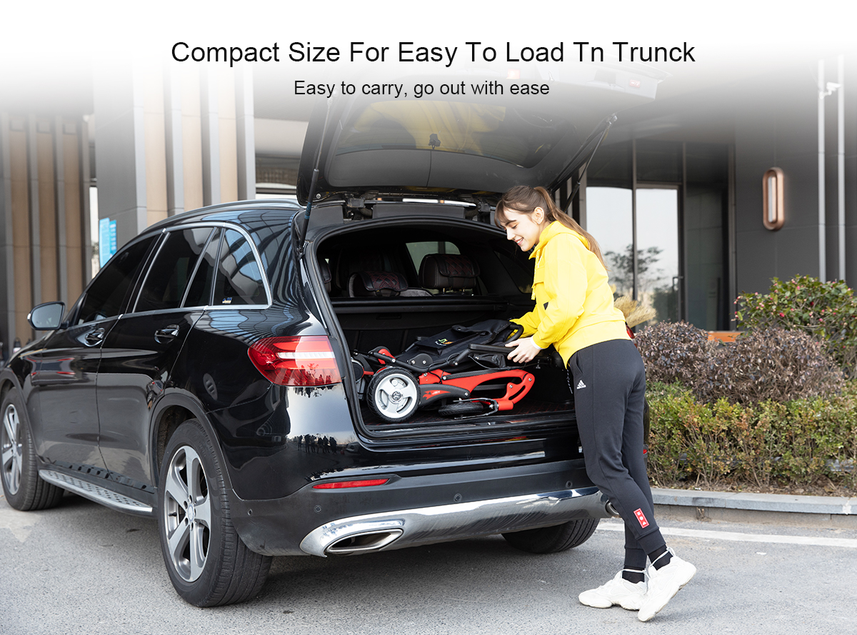 Sedia a rotelle di trasporto facile