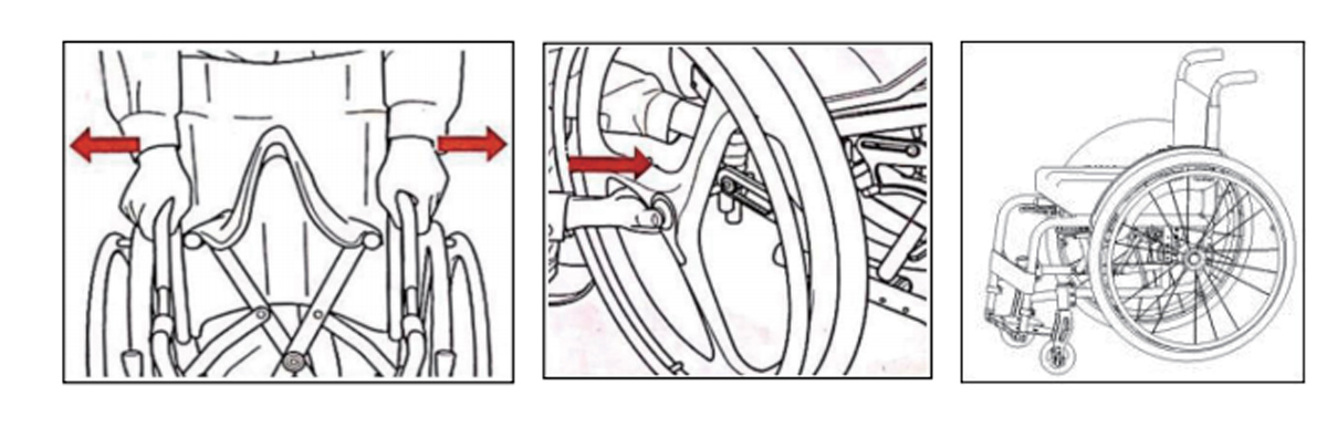 Sedia a rotelle manuale S002