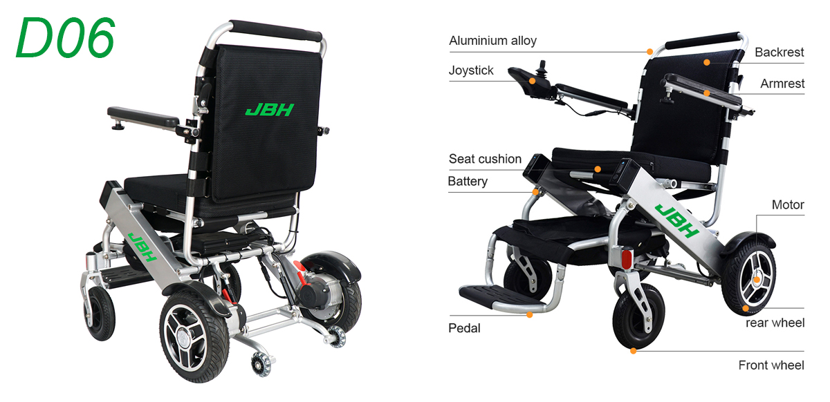 JBH sedia a rotelle elettriche D06
