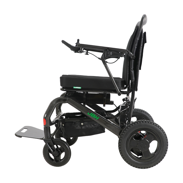 JBH sedia a rotelle di potenza in fibra di carbonio portatile DC07