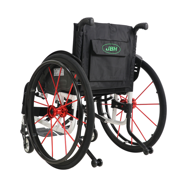 JBH Sedia a rotelle sportiva leggera rosa S002