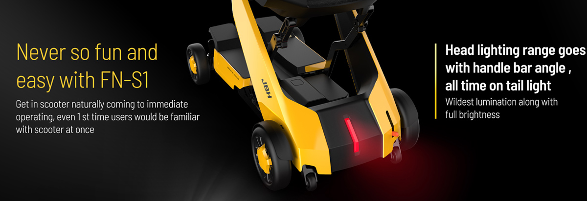 Scooter per disabili con luci