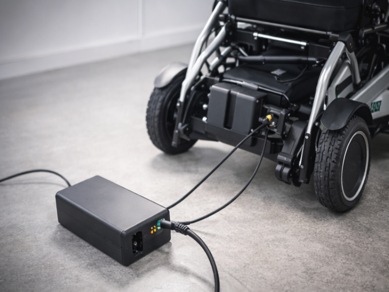 batteria della sedia a rotelle
